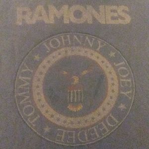 RAMONES BLUE TSHIRT SIZE SMALL